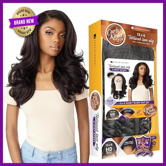 13x6 Lace Frontal Wig, 20 Inch Synthetic Hair, Glueless Heat Safe main image 5